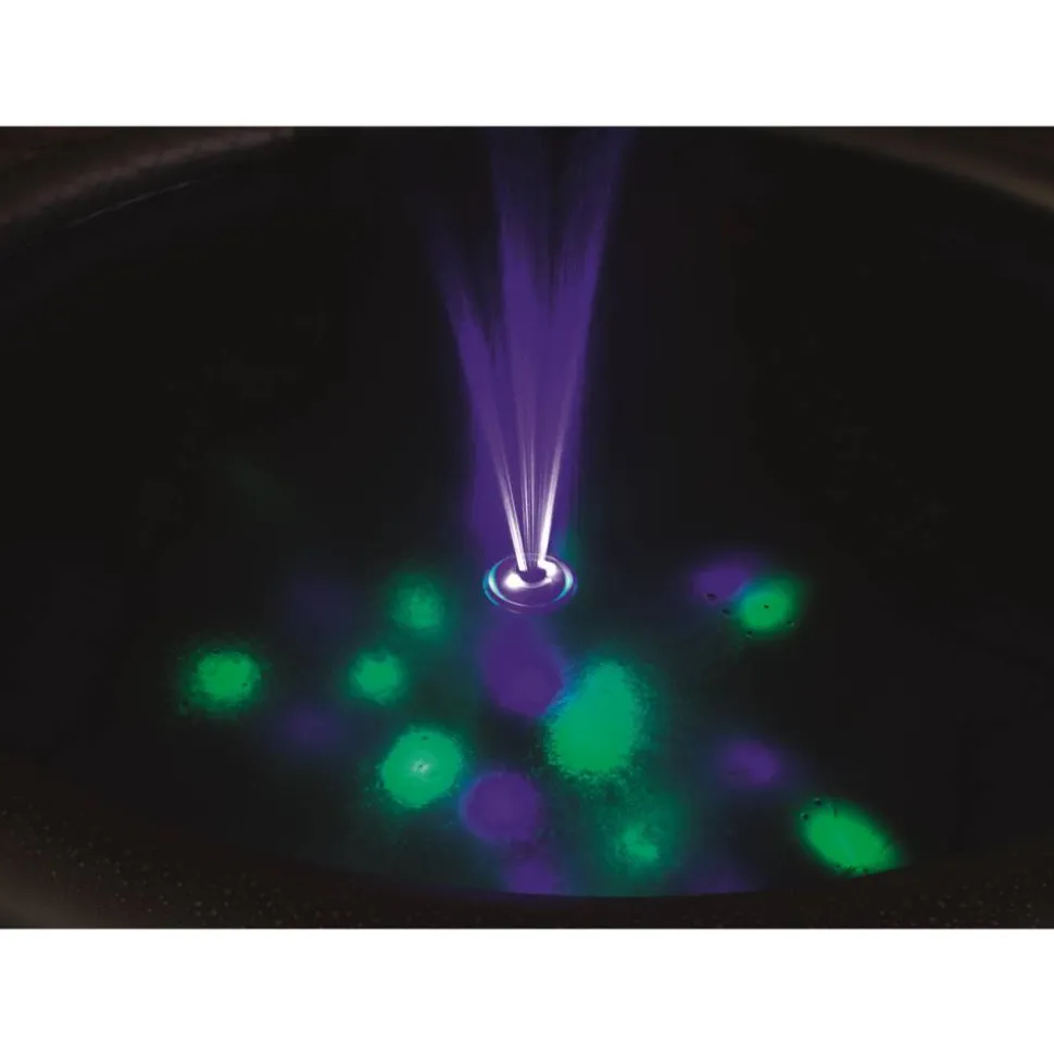 LED-Wasserfontäne 'Flowclear™' blau Ø18,5 cm, inklusive Lithium-Akku