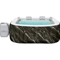 LED-Whirlpool 'LAY-Z-SPA®Hollywood AirJet™' Marmor-Optik 180 x 180 x 66 cm