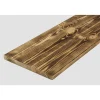 Leimholze 'Antik' Kiefer geflammt 200 x 800 x 18 mm