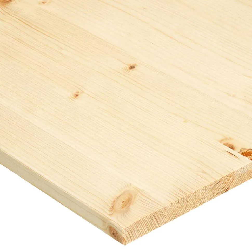 Leimholz Fichte geschliffen 800 x 600 x 18 mm
