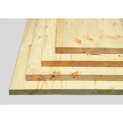 Leimholz Fichte massiv geschliffen 1200 x 200 x 18 mm