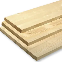 Leimholz Fichte unbehandelt 1200 x 300 x 28 mm