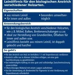 Leinöl-Firnis 1 l