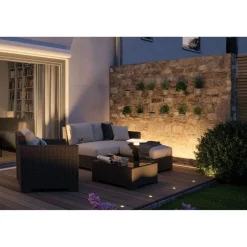 Lichtleiste 'Plug & Shine' Boden 570 lm anthrazit