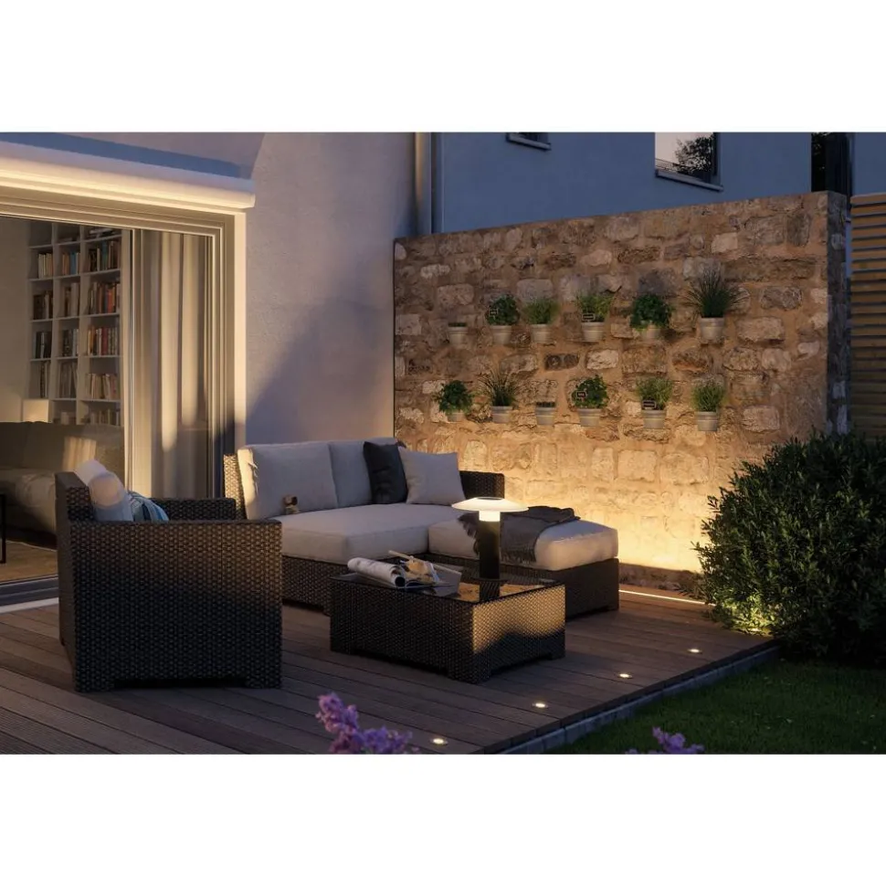 Lichtleiste 'Plug & Shine' Boden 570 lm anthrazit