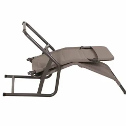 Liegestuhl 'Fano' taupe 71 x 112 x 150 cm