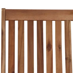 Liegestuhl 'Paleros' klappbar Akazienholz braun 60 x 90 x 147 cm