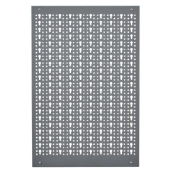 Lochwand Stahlblech hellgrau 40 x 60 x 1,5 cm