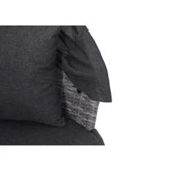 Lounge-Insel 'Luna' Aluminium anthrazit/grau 99 x 146 x 108 cm