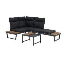 Loungemöbelset 'Allegra' für 3 Personen Aluminium/Stahl