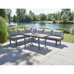 Loungemöbelset 'Amelie' für 6 Personen Aluminium
