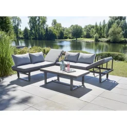 Loungemöbelset 'Amelie' für 6 Personen Aluminium