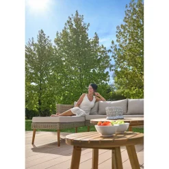 Loungemöbelset 'Amira' für 3 Personen Kunststoffrattan