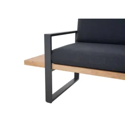 Loungemöbelset 'Bari' Aluminium anthrazit 2-teilig