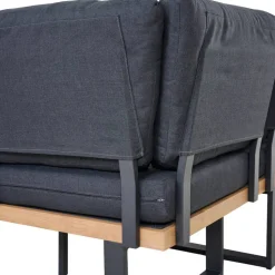 Loungemöbelset 'Bari' Aluminium anthrazit 2-teilig