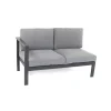 Loungemöbelset 'Braga' Aluminium grau 5-teilig