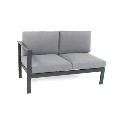 Loungemöbelset 'Braga' Aluminium grau 5-teilig
