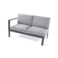 Loungemöbelset 'Braga' Aluminium grau 5-teilig