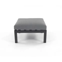 Loungemöbelset 'Braga' Aluminium grau 5-teilig