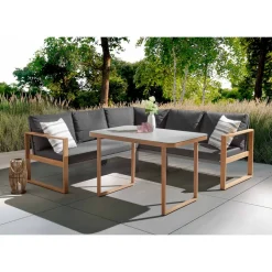 Loungemöbelset 'Judith' Aluminium grau 2-teilig