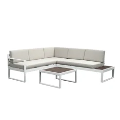 Loungemöbelset 'Lima' Aluminium beige 5-teilig