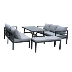 Loungemöbelset 'Maia' für 8 Personen Metall