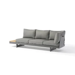 Loungemöbelset 'Molise' Aluminium dunkelgrau 5-teilig