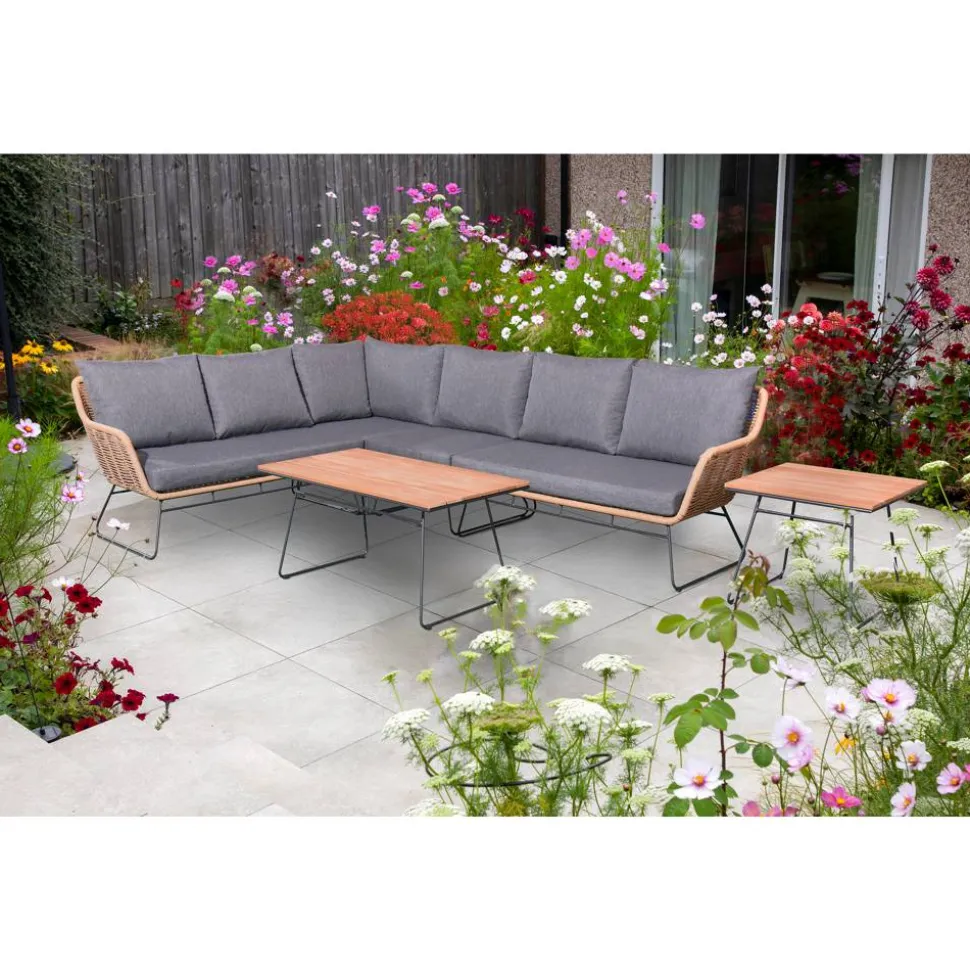 Loungemöbelset 'Montreux' Aluminium grau 6-teilig