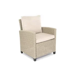Loungemöbelset 'Prato' Stahl beige 6-teilig