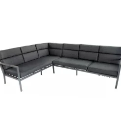 Loungemöbelset 'Sorrent' Aluminium anthrazit 5-teilig