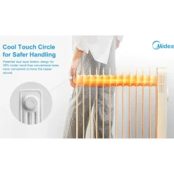 Ölradiator 'NY2513-22MR' weiß 13 Rippen 2500 W