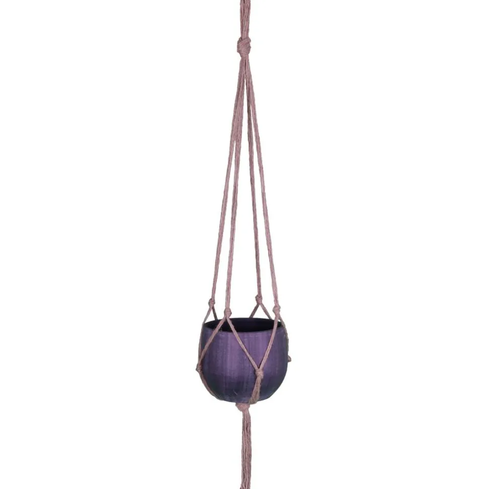 Makramee-Hängeampel Jute für Töpfe von Ø 17 - 20 x 17 cm