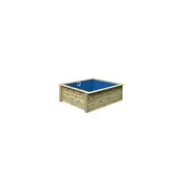 Massivholzpool 'Modell Minipool' 200,5 x 78 x 223 cm