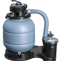 Massivholzpool-Set 'Grenade 2' 436 x 336 x 117 cm mit Leiter und Sandfilter