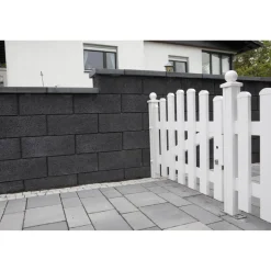 Mauerstein 'Planomur' Beton anthrazit 50 x 25 x 20 cm