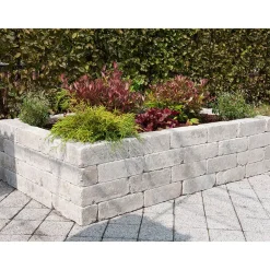 Mauerstein 'T-Wall Aged' Beton muschelkalkfarben 30 x 10 x 10 cm