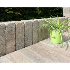 Mauerstein 'T-Wall Aged' Beton muschelkalkfarben 30 x 10 x 10 cm