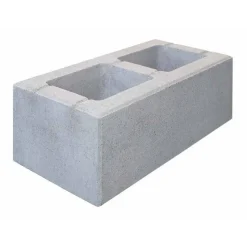 Mauerstein 'T-Wall Trend' Beton hellgrau 45 x 22,5 x 16,5 cm