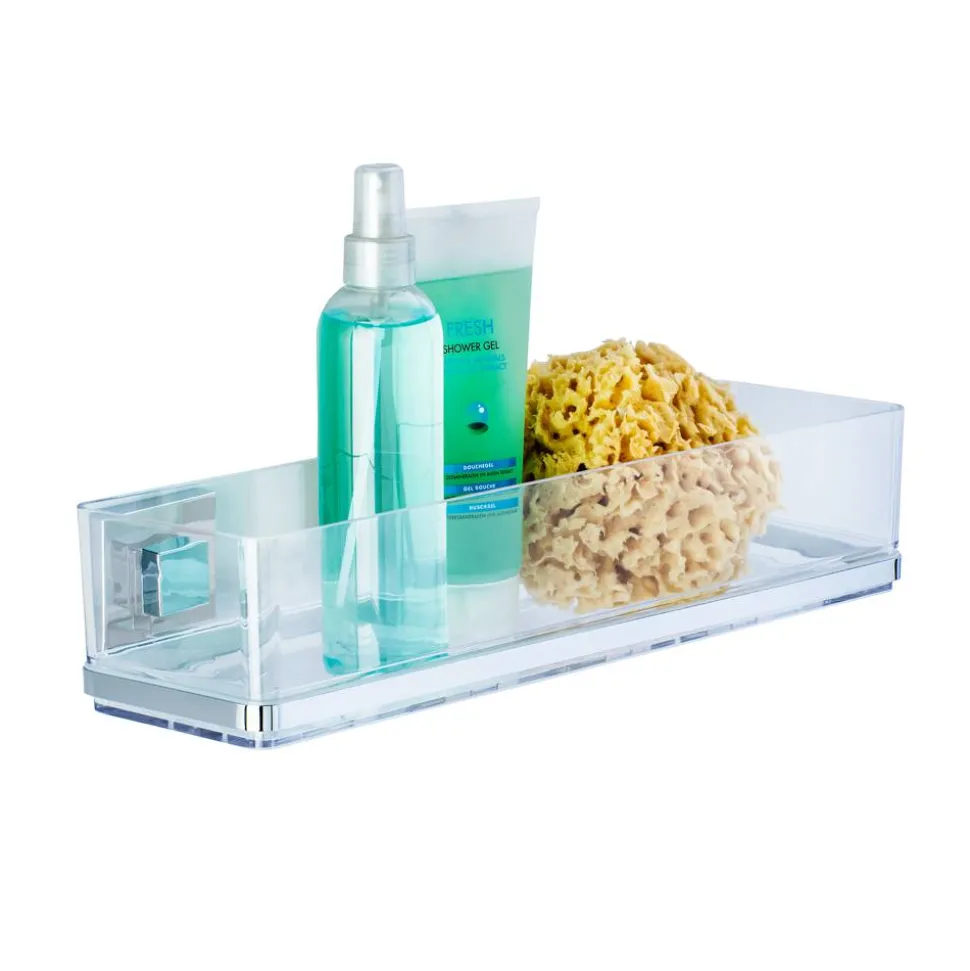 Maxiablage 'Vacuum-Loc Quadro' chromfarbend 38,5 x 8,5 x 14,5 cm