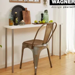 Möbelbein 'Classic ST 1180' Stahl edelstahlfarben Ø 30 x 800 mm