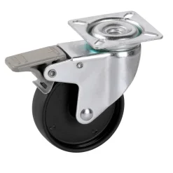 Möbel-Lenkrolle mit Platte 75 mm