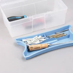 McPlus Aufbewahrungskoffer 'Clear 12.5' blau 31 x 17 x 13 cm