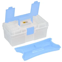 McPlus Aufbewahrungskoffer 'Clear 12.5' blau 31 x 17 x 13 cm