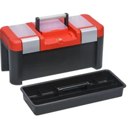 McPlus Profi-Werkzeugkoffer 'Alu 25' rot/schwarz 64 x 29 x 29,5 cm
