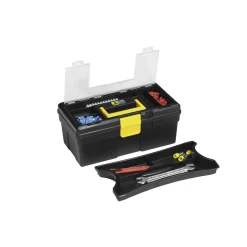 McPlus Werkzeugkoffer 'Promo 12.5' schwarz/gelb 31 x 17 x 13 cm