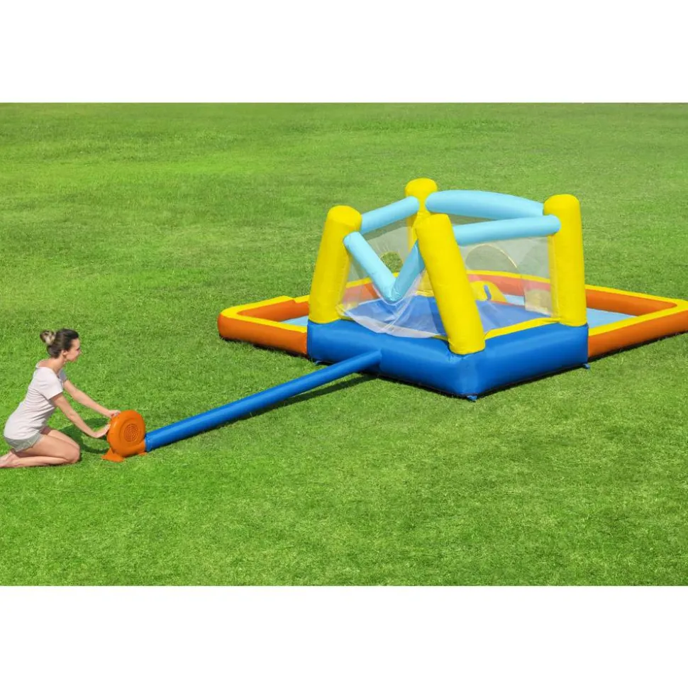 Mega-Wasserpark 'H2OGO!® Beach Bounce' mit Dauergebläse, 365 x 340 x 152 cm