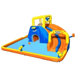 Mega-Wasserpark 'H2OGO! Speedway' bunt 551 x 502 x 265 cm