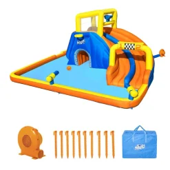 Mega-Wasserpark 'H2OGO! Speedway' bunt 551 x 502 x 265 cm