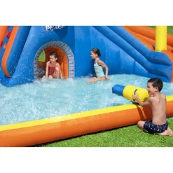 Mega-Wasserpark 'H2OGO! Speedway' bunt 551 x 502 x 265 cm