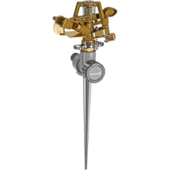 Metall-Impulsregner gold/silbern bis 360°